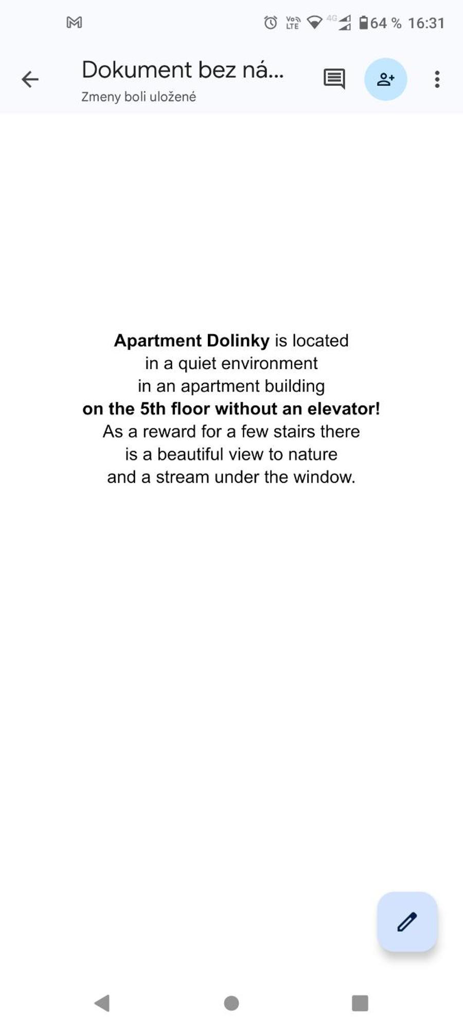 Apartman Dolinky ヴィフネ エクステリア 写真